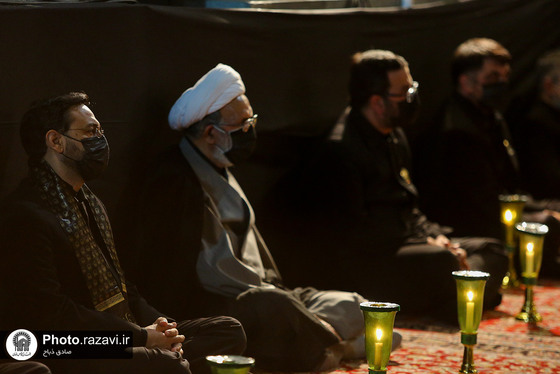 مراسم شام غریبان در حرم مطهر رضوی 