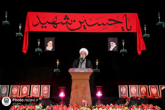 مراسم شام غریبان در حرم مطهر رضوی 