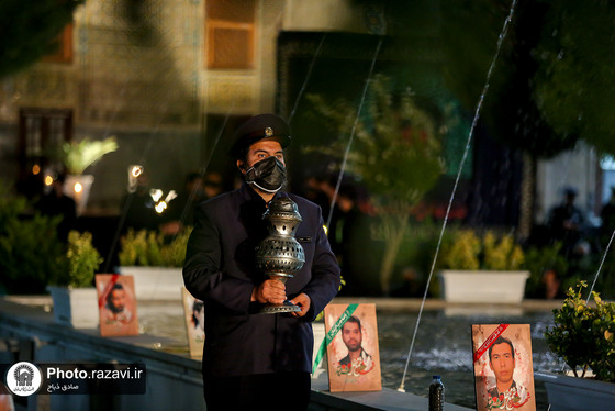 مراسم شام غریبان در حرم مطهر رضوی 