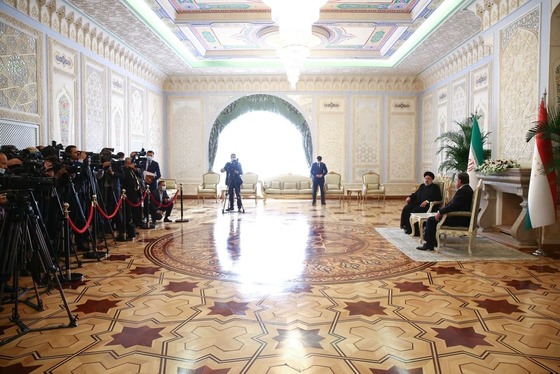 استقبال رسمی از رئیسی در تاجیکستان