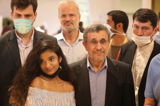 محمود احمدی نژاد در دبی