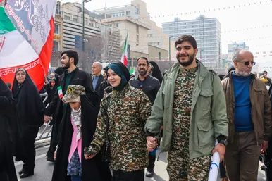 راهپیمایی 22 بهمن در مشهد - 2