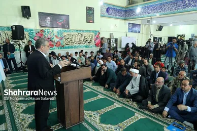 عکس‌هایی از آغاز عملیات اجرایی و افتتاح ۳۳ پروژه شهری در منطقه ۳ شهرداری مشهد