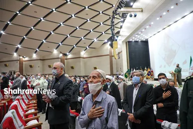 تجلیل از پیشکسوتان دفاع مقدس خراسان رضوی همزمان با سراسر کشور
