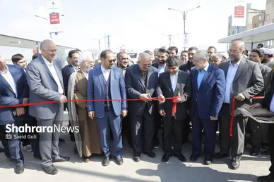 آیین بهره‌برداری از پایانه اتوبوس‌رانی شهید مفتح مشهد