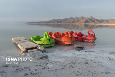 دریاچه ارومیه ۵۴ روز بعد از آغاز آبگیری مجدد
