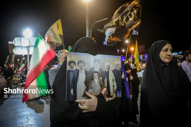 گزارش تصویری | وداع با پیکر سردار شهید حسین ظریفی در دویست‌ودهمین شب اجتماع مشهدی‌ها
