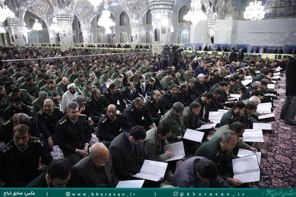 برگزاری مراسم چهلمین روز شهادت سردار سپهبد حاج قاسم سلیمانی در مشهد