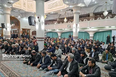 مراسم گرامیداشت شهدای افغانستانی حمله تروریستی کرمان در مشهد