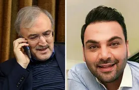 لایو احسان علیخانی و وزیر بهداشت+فیلم
