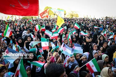 اجتماع مردمی عاشقان مبارزه با اسرائیل در مشهد