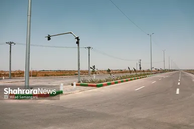 بلوار و تقاطع قمربنی‌هاشم(ع) مشهد در آستانه‌ بهره‌برداری