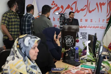 حضور شهردار مشهد در روزنامه شهرآرا به مناسبت روز خبرنگار