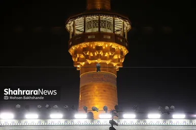 شب عید مبعث در حرم مطهر رضوی