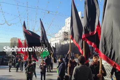 اجتماع هیئت‌های مذهبی مهاجران افغانستانی مقیم مشهد در روز شهادت حضرت زهرا(س)