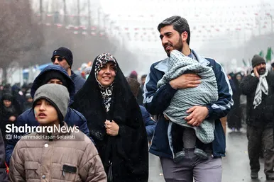 حضور باشکوه مردم مشهد در راهپیمایی ۲۲ بهمن -۳