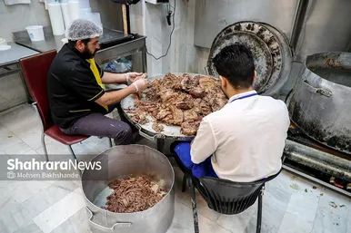 پخت شله مشهدی در مشهد