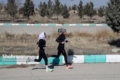 مسابقات دو صحرانوردی بانوان کارگر کشور در مشهد