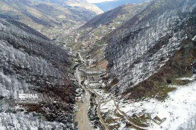 گلستان در زمستان