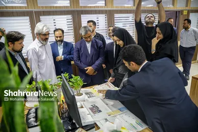 بازدید استاندار خراسان رضوی از موسسه فرهنگی شهرآرا