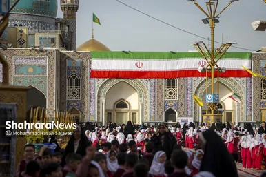 گزارش تصویری | مراسم «فرشتگان مقاومت» یادبود شهدای مظلوم میناب در حرم مطهر امام رضا (ع)