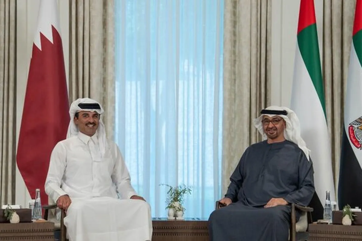 تحولات منطقه محور دیدار امیر قطر با رئیس امارات
