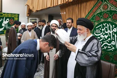 گزارش تصویری |  جشن عید غدیر در دفتر امام جمعه مشهد
