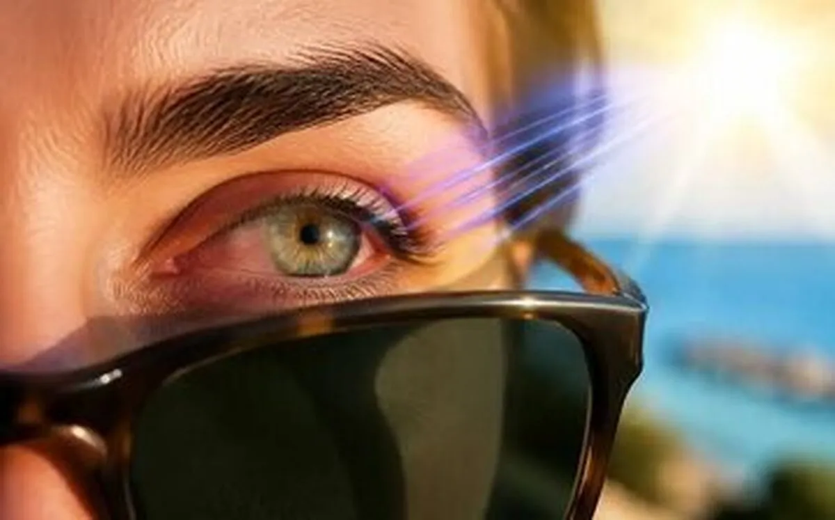 دو عارضه خطرناک اشعه ماوراءبنفش خورشید برای چشم