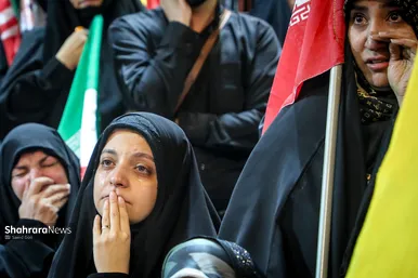 گزارش تصویری | وداع با پیکر سردار شهید حسین ظریفی در دویست‌ودهمین شب اجتماع مشهدی‌ها