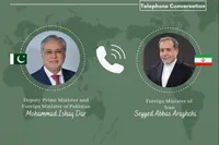 گفت‌وگوی تلفنی وزرای خارجه ایران و پاکستان درباره صلح منطقه‌ای