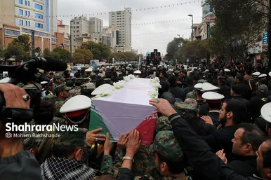 گزارش تصویری | مراسم تشییع پیکر «شهید خموشی» از شهدای حادثه تروریستی تفتان