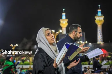 گزارش تصویری | مراسم احیای سومین شب قدر در حرم مطهر امام رضا (ع)