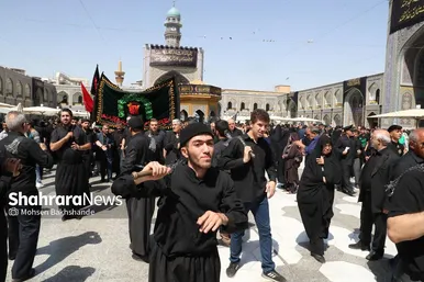 عزاداری روز ۲۸ صفر در حرم مطهر رضوی