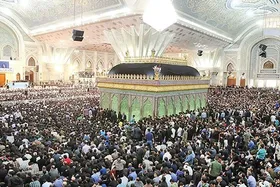 یاد حضرت روح&zwnj;ا... (ره) در مشهد امام رضا (ع)