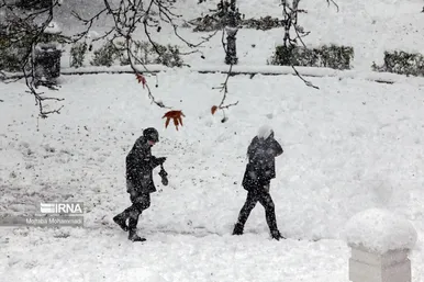 ایران زیباست | بارش برف در رشت