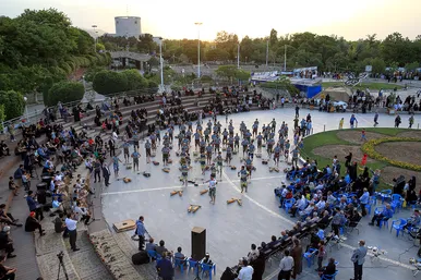 گردهمایی باستانی کاران به مناسبت روز فرهنگ پهلوانی