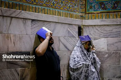 گزارش تصویری | مراسم احیای اولین شب قدر در حرم مطهر امام رضا (ع)