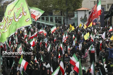 گزارش تصویری | مراسم چهلمین روز شهادت رهبر شهید انقلاب اسلامی در مشهد ۱