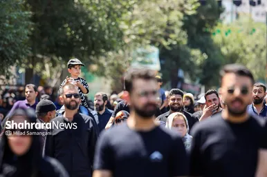 عکس‌هایی از مراسم جاماندگان اربعین در مشهد (۴ شهریور ۱۴۰۳)