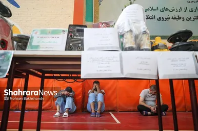 عکس‌هایی از نمایشگاه کشفیات پلیس در مشهد