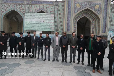 تشییع پیکر شهرام عبدلی در حرم مطهر رضوی