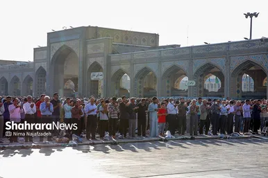 نماز عید سعید قربان در حرم مطهر رضوی