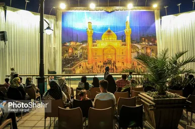حال و هوای شهر مشهد در شب عید غدیر خم