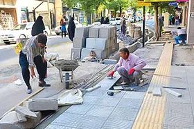 نهضت پیاده&zwnj;روسازی در معابر حاشیه شهر مشهد