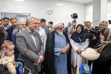 مراسم افتتاح مرکز درمان ناباروری بیمارستان رضوی