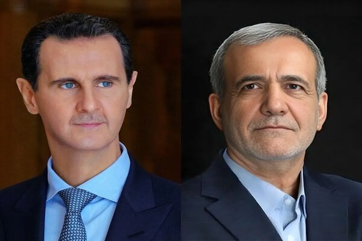 گفت‌وگوی تلفنی پزشکیان و بشار اسد (۱۲ آذر ۱۴۰۳)