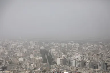 آلودگی شدید هوا در مشهد