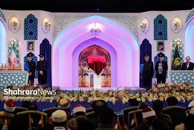 گزارش تصویری | اختتامیه چهل و یکمین دوره مسابقات بین‌المللی قرآن کریم در مشهد مقدس
