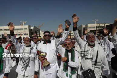 مراسم استقبال کاروان پیاده انصار الحسین (ع)