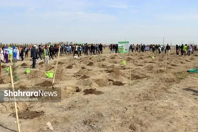 مراسم روز درختکاری در مشهد